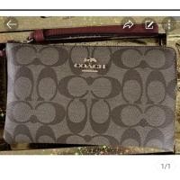 ราคา พร้อมส่งCoachกระเป๋าคล้องมือ1ซิปไซด์ L (12590993938)