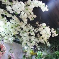 ราคา ดอกไม้แห้ง ช่อดอกไม้ปลอม ช่อดอกไม้SAKURA สีขาว (21533460542)