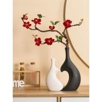 ราคา สินค้าใหม่พร้อมสต็อก ผู้มีอิทธิพล แจกันระดับไฮเอนด์พิธีขึ้นบ้านใหม่ของขวัญห้องนั่งเล่นคู่ตู้ทีวีแสงหรูหราจําลองดอกไม้เครื่องประดับตกแต่งจีน20260111 (56604458270)