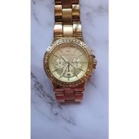 ราคา นาฬิกาข้อมือผู้หญิง Michael Kors สีทอง มือสอง (11315945073)