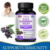 ราคา อาหารเสริมเอลเดอร์เบอร์รี่ดําออร์แกนิก - รองรับภูมิคุ้มกัน, สารต้านอนุมูลอิสระ, 120 แคปซูล (26264725245)