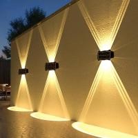ราคา Solar Wall Lamp Outdoor Solar LED Light Waterproof Up And Down Luminous Lighting Balcony Yard Garden Decoration Lights (27162181978)