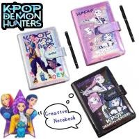 ราคา C Kpop Demon Hunters Derpy I Mira Anime Peripheral Cartoon Cute Notebook Personality Creative Laser (47253101824)