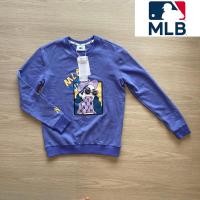 ราคา มือหนึ่ง MLB เสื้อแขนยาวกันหนาว สีม่วง (19294885330)