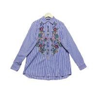 ราคา Zara เสื้อเชิ้ตปักลายดอก แท้100% (13542519144)