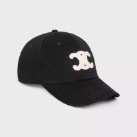 ราคา CELINE หมวกคอตตอนสีดำสำหรับผู้ชาย สไตล์สปอร์ต แคชชวล (50300229163)