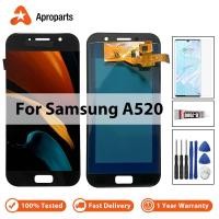ราคา อะไหล่กรอบหน้าจอสัมผัสดิจิทัล LCD แบบเปลี่ยน สําหรับ Samsung Galaxy A5 2017 LCD A520 SM-A520F A5 2017 A520 AAA+++ (15864257824)