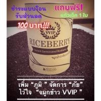 ราคา จมูกข้าวกล้องงอกไรซ์เบอร์รี่ VVIP Riceberry Germ, 500 g จำนวน 5 กระป๋อง แถมฟรี 1 กระป๋อง (7845301933)