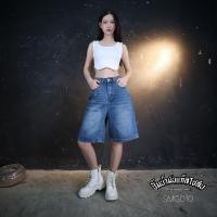 ราคา SMG010 กางเกงยีนส์ขาสั้นผู้หญิง ผ้ายีนส์ฟอกนุ่ม (Gasoline & Garage) ปั๊มน้ำมันแก๊สโซลีน (SMG) (41872997494)