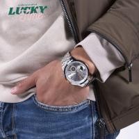 ราคา GUESS GW0490G1 SILVER TONE CASE SILVER TONE STAINLESS STEEL WATCH 44MM. (27709763751)