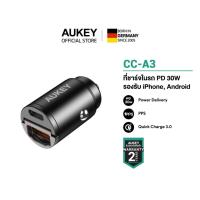 ราคา AUKEY CC-A3 ที่ชาร์จเร็วในรถ USB-C Power Delivery 30W Metal Dual Port Fast Car Charger with PPS รุ่น CC-A3 (2326820825)