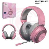 ราคา Razer Kraken Pro V2 Gaming Headset - Quartz Edition สีชมพู ของแท้ หูฟังสำหรับเล่นเกม (Pink). (1858988129)