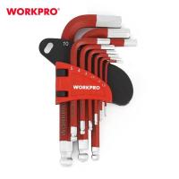 ราคา Marbella WORKPRO ชุดปะแจแอลหกเหลี่ยม หัวบอล 9 ชิ้น แบบยาว ชนิดงานหนัก (SAE) ปังสุดๆ (42874448288)