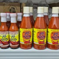 ราคา ซอสพริกศรีราชา แม่น้ำเงิน อร่อยตะโกน ของดีเมืองศรีราชา ขนาดกลาง 450ml และ 160ml (29254876370)