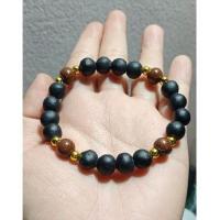 ราคา กำไลประคำข้อมือแร่เหล็กน้ำพี้ มวลสารแร่เหล็กน้ำพี้ (5663754547)