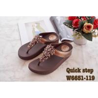 ราคา รองเท้าสุขภาพQuick stepแท้พื้นนิ่มใส่สบายพื้นสูง1.5นิ้ว (10501929347)