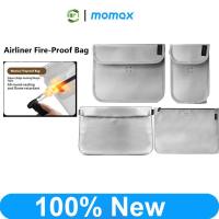 ราคา MOMAX กระเป๋าป้องกันการระเบิด Safety สารหน่วงไฟกันน้ํา MoistureProof File Bag 1-World Airliner Fire-Proof Bag (43208929586)