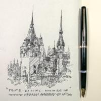 ราคา #017 Pilot E Script 14K Gold Nib Fountain Pen : ปากกาหมึกซึม Pilot E Script หัวทอง 14K (6221373240)