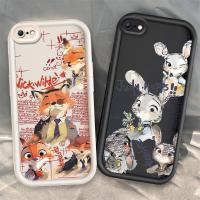 ราคา ปลอกสําหรับ iPhone 6 6S 7 8 SE 6Plus 6SPlus น่ารักการ์ตูนซิลิโคน Judy Nick เคสกันกระแทก (43777968134)