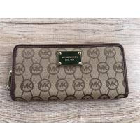 ราคา แท้100% กระเป๋าสตางค์ Michael Kors Zip Around มือสองสภาพดีมาก (10262120010)