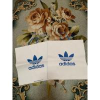 ราคา 2 ใบ ขายเหมา ถุงกระดาษ Adidas ใบใหญ่มาก กว้าง 46 สูง 48 ซม ได้ 2 ใบ (26136374383)