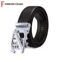 ราคา TForever Young-พร้อมส่ง เข็มขัดหนังวัวแท้ เข็มขัดหนังวัวนิ่มสองด้านเกรดพรีเมียม เข็มขัดหนังแท้ สายเข็มขัดสีน้ำตาล KP-SSH (12323386399)