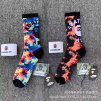 ราคา ถุงเท้ามัดย้อม Bape a bathing ape ข้อยาว (21483245408)