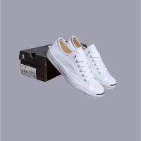 ราคา ใหม่ 2026 รองเท้าผ้าใบ Converse Jack Purcell Cow สีขาว 9b5 (44478015581)