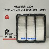 ราคา กรองอากาศ Mitsubishi L200 Triton 2006/2011-2014 Pajero ไทรตัน ปาเจโร่ A-1517 (902955808)