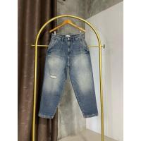 ราคา Zara Balloon Jeans กางเกงยีนส์เอวสูง ของแท้100% (27115357559)
