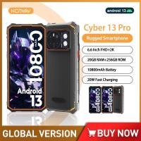 ราคา HOTWAV Cyber 13 Pro Rugged Smartphone Android 13 20GB+256GB 150LM Flashlight 6.6'' FHD+ 2K 10800mAh (19384276640)