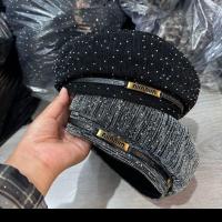 ราคา หมวกเบเรต์สไตล์ชาแนล สำหรับหญิง แบบเกาหลี ดีไซน์หรูหราและแวววาว เหมาะสำหรับทุกโอกาส (40811227030)