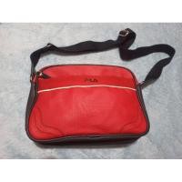 ราคา FILA เมราห์ ฟิลา กระเป๋าเป้สะพายหลังหนังสําหรับผู้ชายและผู้หญิงกระเป๋าสะพายสีแดง (26675146728)