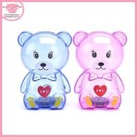 ราคา [GZ] กล่องใส่เงินการ์ตูนหมี กระปุกออมสินนักเรียนเด็ก สไตล์โปร่งใส ประหยัดเงิน TH (48554673512)