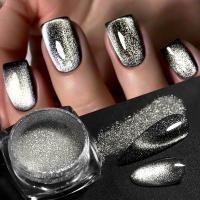 ราคา Born PRETTY Glitter Magnetic Nail Powder Dust Metallic Nail Art Chrome Shiny Pigment ตกแต่งเล็บ (29673670166)