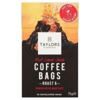 ราคา Taylors of Harrogate Hot Lava Java Coffee Bags Roast6 กาแฟ กาแฟสำเร็จรูป 75g (18466422504)