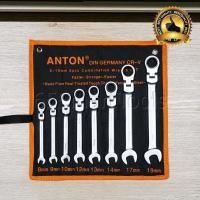 ราคา ANTON ชุดประแจแหวนข้างปากตาย คอพับได้ ขนาด 8-19 มม 8 ชิ้น (1999689251)