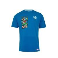 ราคา FBT x MARVEL TEAM AVENGERS เสื้อคอกลม ใส่ลำลอง เสื้อยืดแขนสั้นคอกลมแฟชั่น รหัส D2T179 (22361841802)