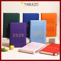 ราคา in stockTABLEZO 2026 Schedule Book, พร้อมปฏิทิน A5 Notebook, คู่มือประสิทธิภาพภาษาอังกฤษ To Do List Notepad นักเรียน (46504406563)
