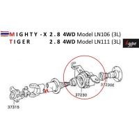 ราคา ยอยเพลากลาง ยางเพลากลาง พร้อมลูกปืน ไมตี้ X MIGHTY X 2.8 4WD LN106 / ไทเกอร์ 2.8 4WD LN111 เครื่อง 3L (41923858557)