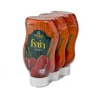 ราคา !! สินค้าขายดี !! โรซ่า ซอสพริก ขวดบีบ 500 กรัม x 3 ขวด Roza Chilli Sauce Squeeze 500 g x 3 (8843667703)