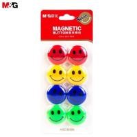 ราคา หมุดแม่เหล็ก M&G หน้ายิ้ม MAGNET แม่เหล็ก​ 28mm. ASC99399 แม่เหล็กติดกระดาน เม็ดแม่เหล็กติดบอร์ด เม็ดแม่เหล็ก (1แพ็ค) (23117211482)