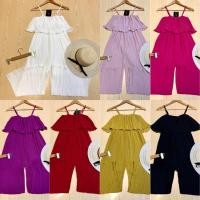 ราคา LILY จั๊มสูทกางเกงขายาวผ้าอัดพลีท (26051141027)