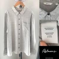 ราคา เสื้อเชิ้ตสีเทา ผ้าดีมาก แบรนด์ Reitmans 23/307 (20392572381)