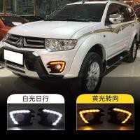 ราคา สําหรับ Mitsubishi Pajero Sport Montero Sport 2013 2014 2015 ไฟวิ่งกลางวันไฟตัดหมอก 12V Abs Led Drl (41926412934)
