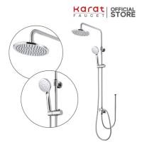 ราคา Karat Faucet ชุดฝักบัว Rain Shower พร้อมที่สลับทางน้ำ (ไม่รวมก๊อกน้ำ) รุ่น KRS-035A-000 (6276925648)
