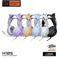 ราคา [สินค้ารับประกัน 1 ปี] EGA LITE TYPE H105 หูฟังเกมมิ่ง Gaming Headset หูฟังแมว สีพาลเทลสดใส ถอดหูได้ สาย USB 2.0 (23840955482)