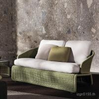 ราคา ผสมระเบียงออกแบบเฟอร์นิเจอร์สวนกลางแจ้งเก้าอี้หวายห้องนั่งเล่นหวายพักผ่อนโซฟาขนาดเล็กพักผ่อนลานในร่ม เทอร์เรซ UDR3 (41177952545)