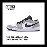 ราคา NIKE AIR JORDAN1 LOW LIGHT SMOKE GREY RED (18090264053)