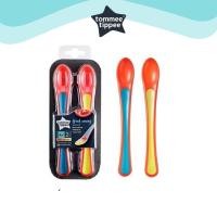 ราคา Tommee Tippee Heat Sensor Spoon (Pack of 2) ทอมมี่ ทิปปี้ ช้อนป้อนอาหาร แพ็คคู่ วัดอุณหภูมิได้ (19759115203)